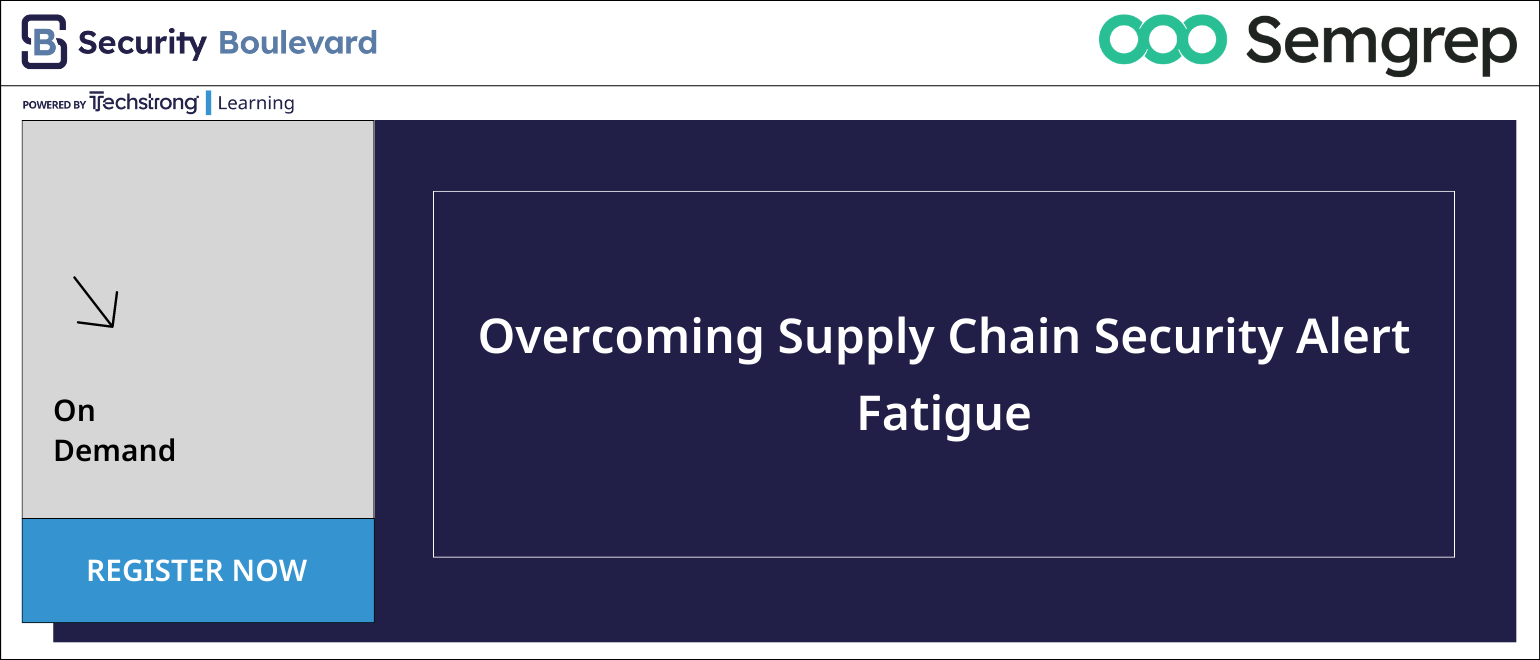 Overcoming Supply Chain Security Alert Fatigue