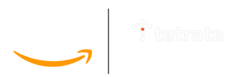 White AWS-Tetrate Logo